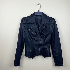 BLANKNYC Vegan Leather Moto Jacket XS